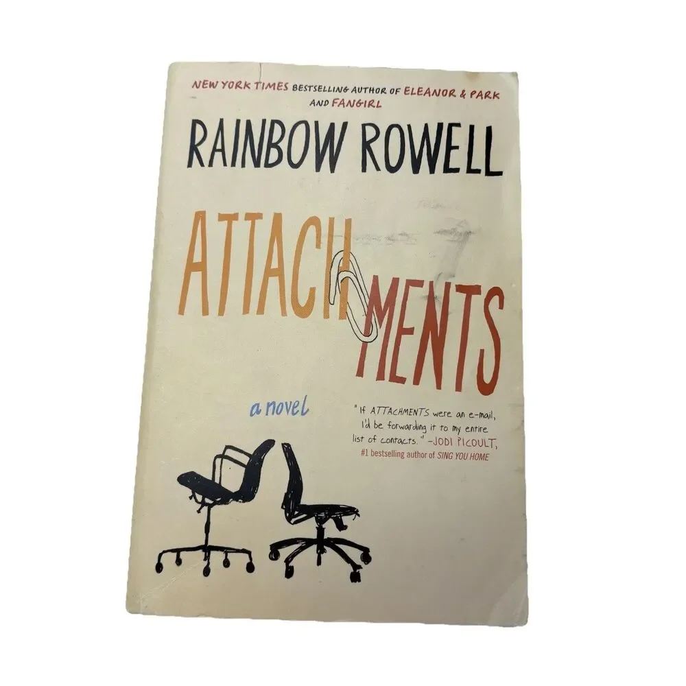 Attachments: A Novel - 0452297540, paperback, Rainbow Rowell Book